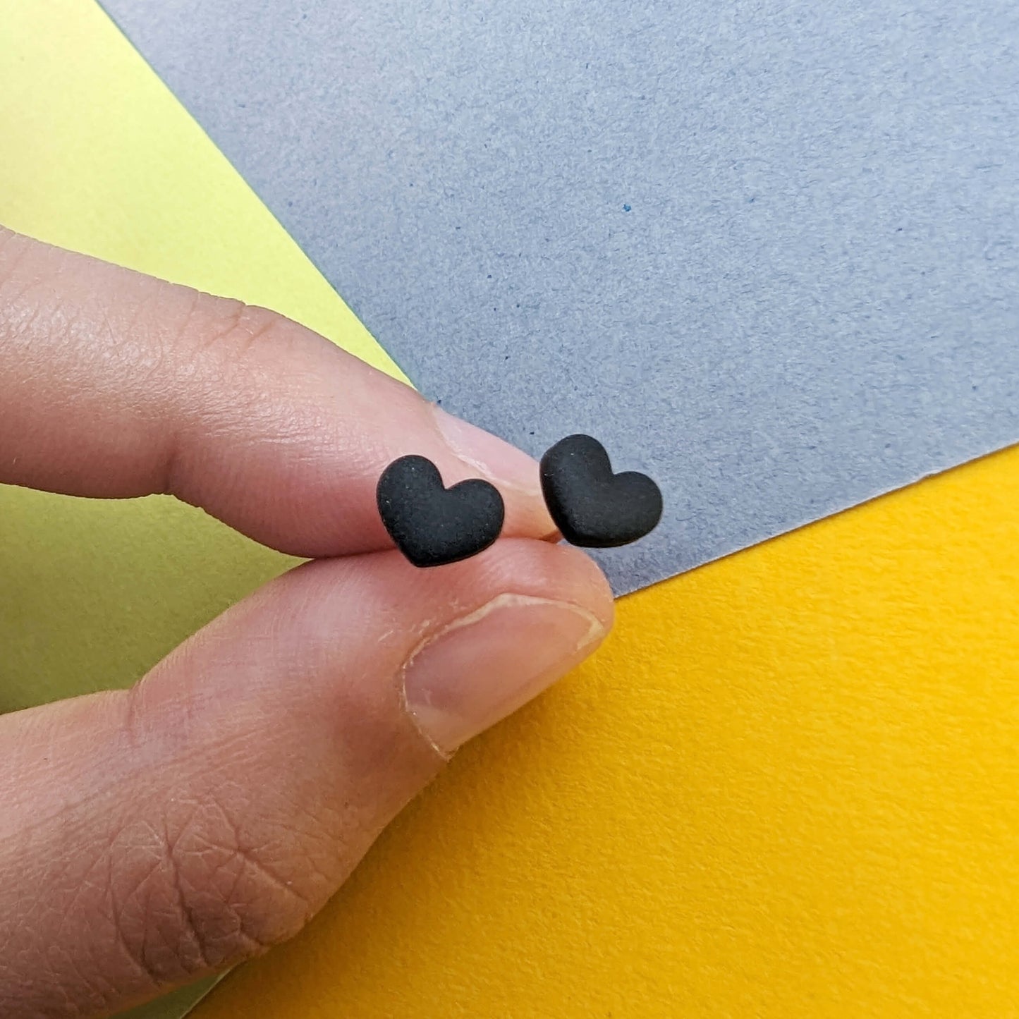 Micro Heart Studs - All Colours