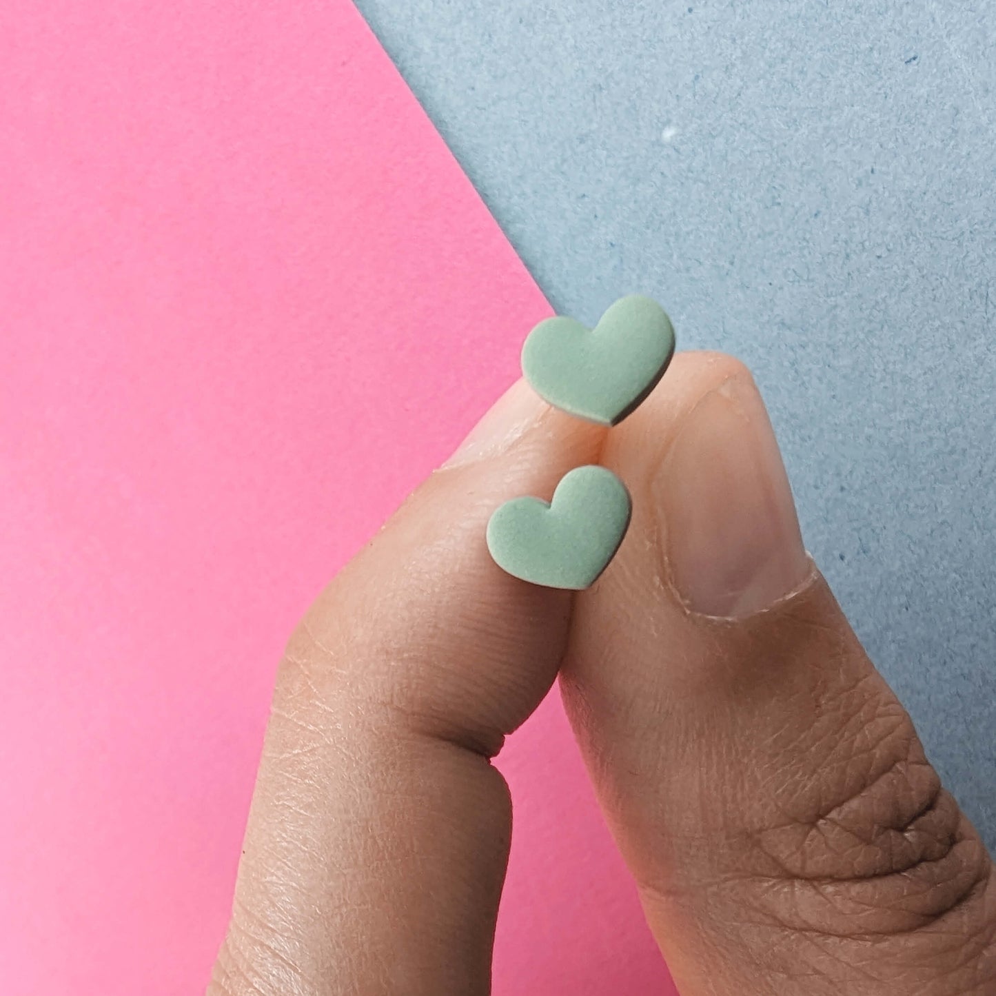 Micro Heart Studs - All Colours