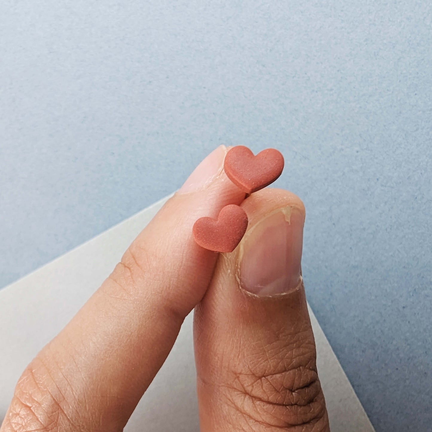 Micro Heart Studs - All Colours