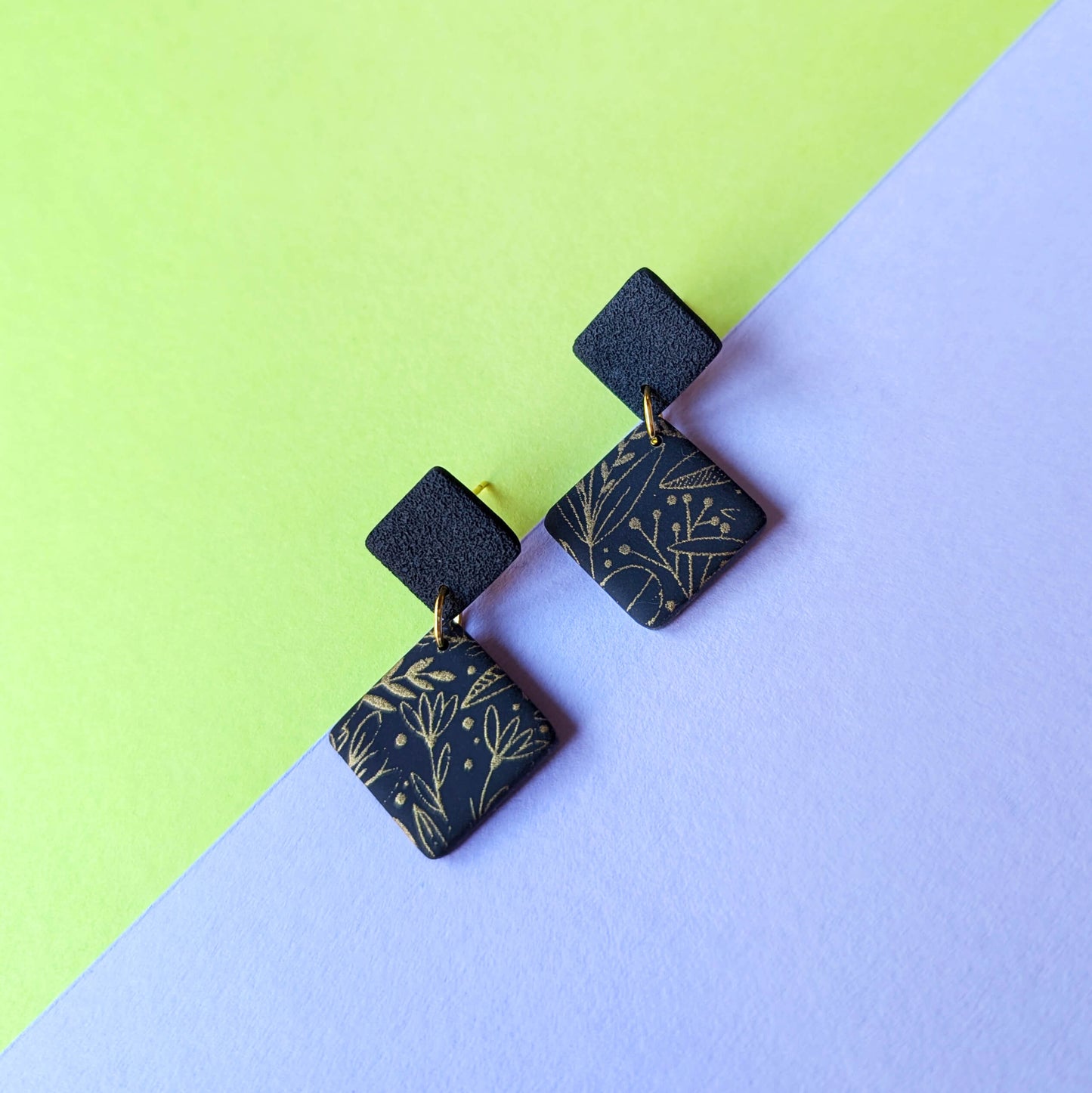Black and Gold Squares