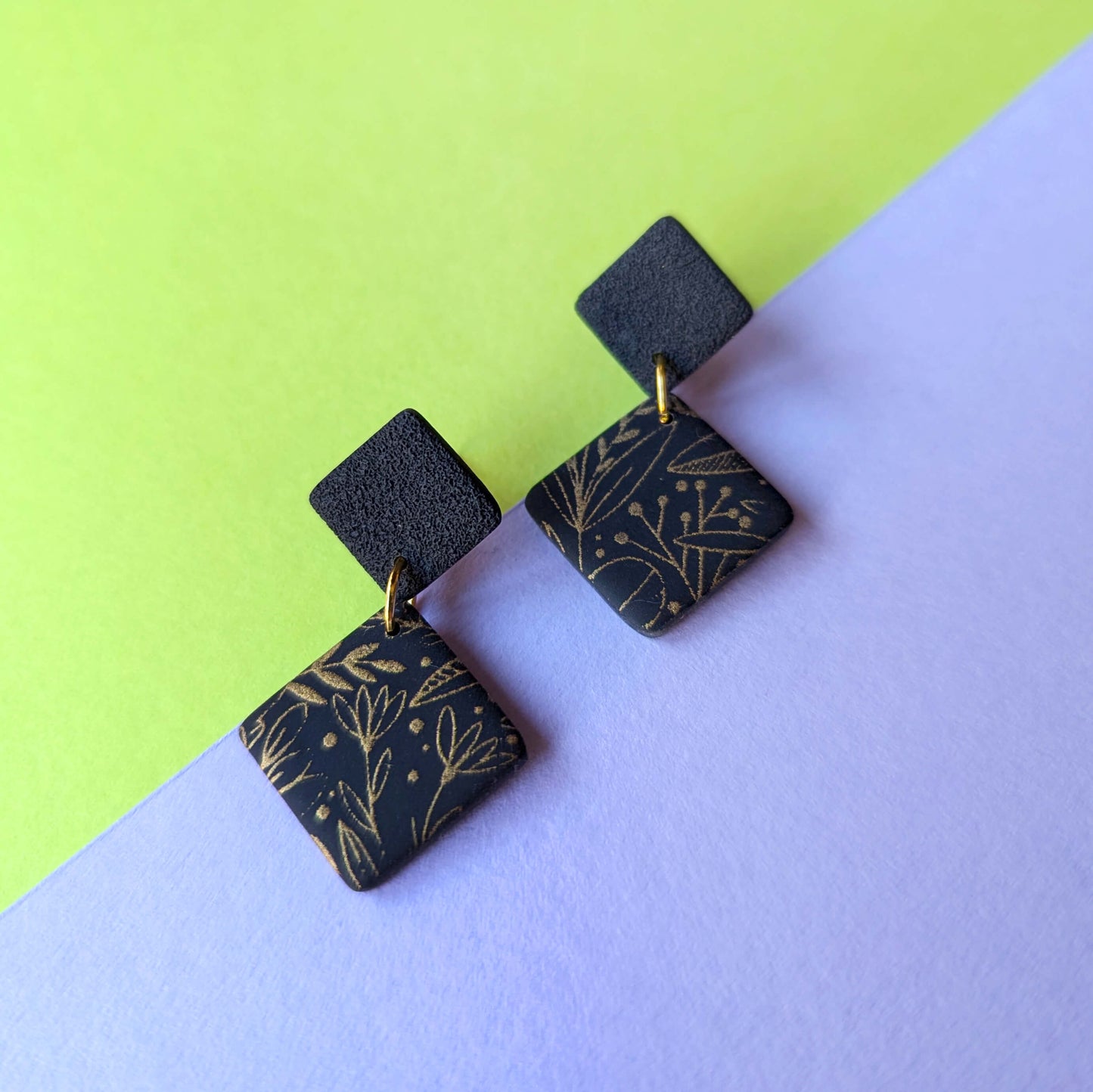 Black and Gold Squares