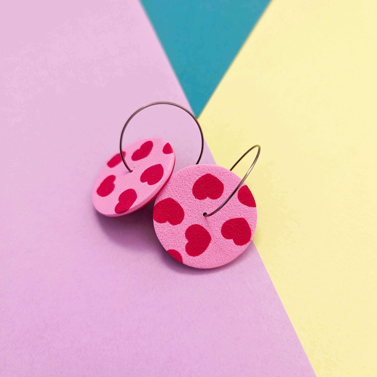 BOOM - Heart Pattern Hoops