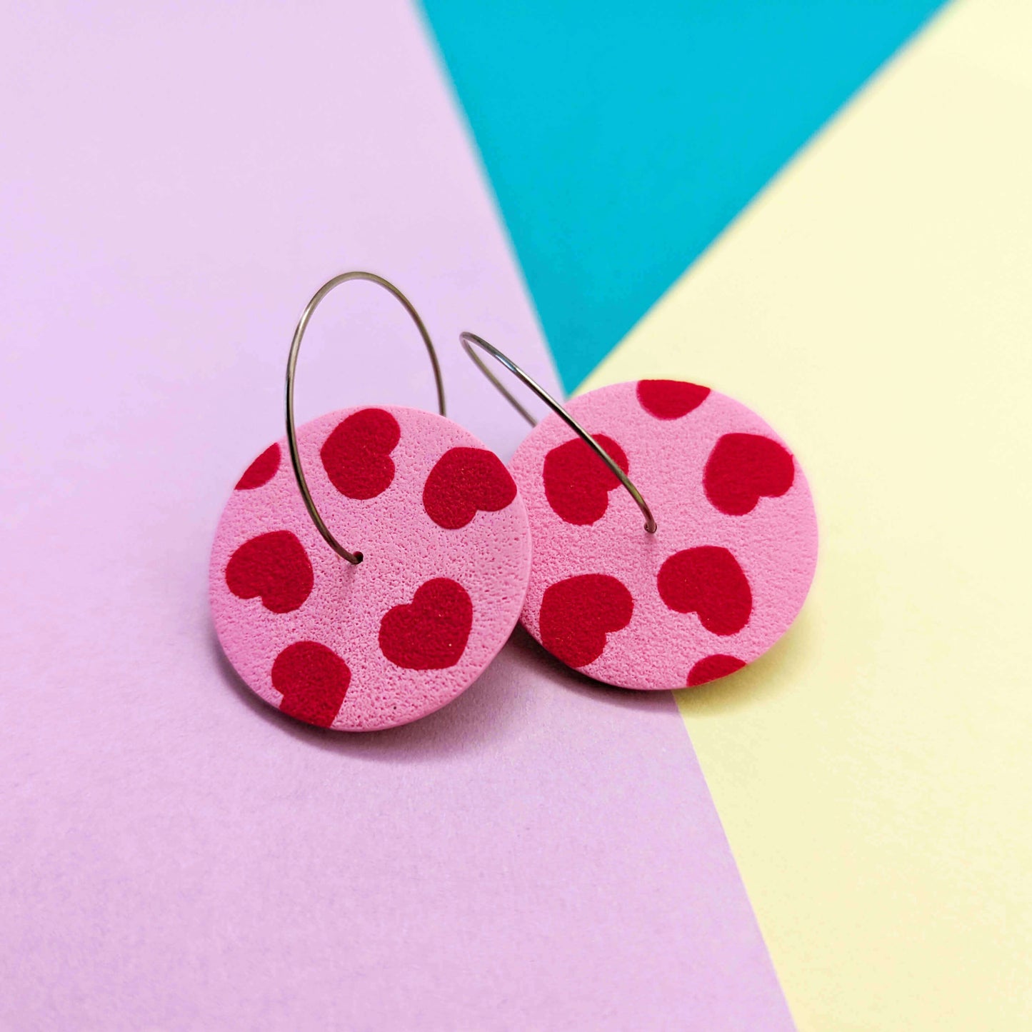 BOOM - Heart Pattern Hoops