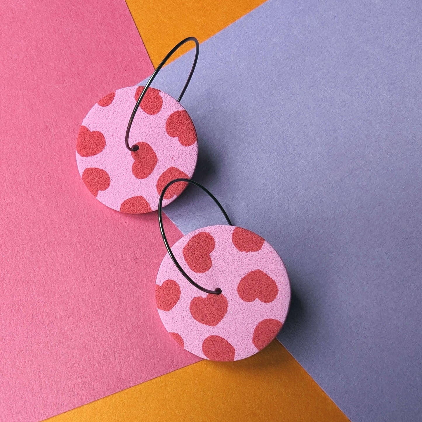 BOOM - Heart Pattern Hoops