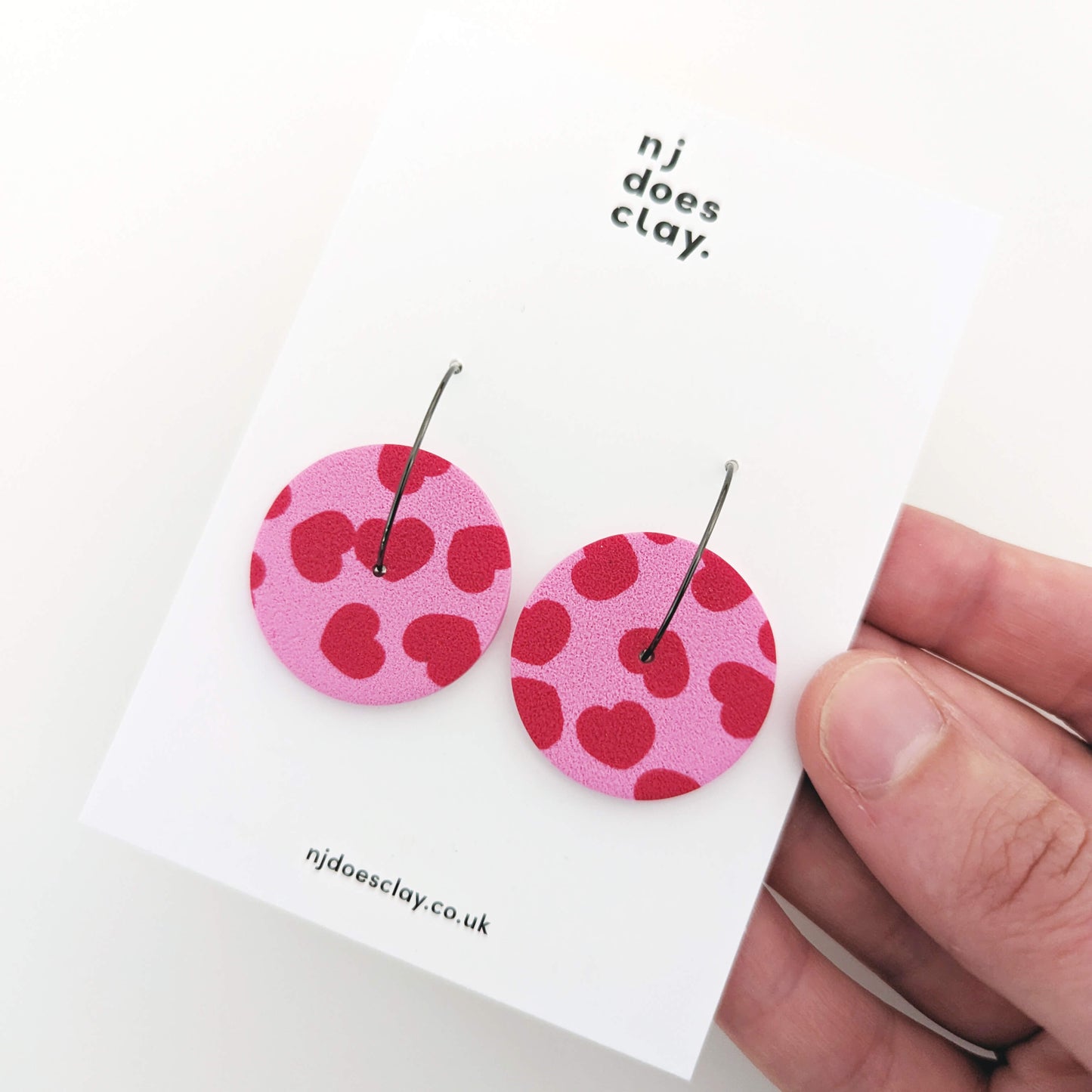 BOOM - Heart Pattern Hoops