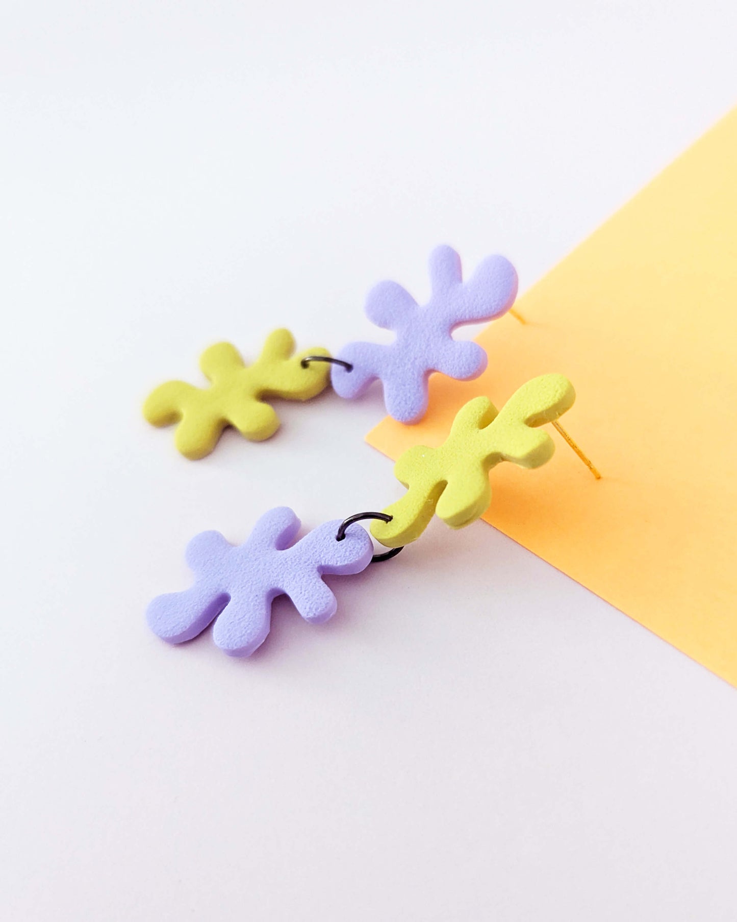 Matisse Duo Dangles - Lilac Lemon
