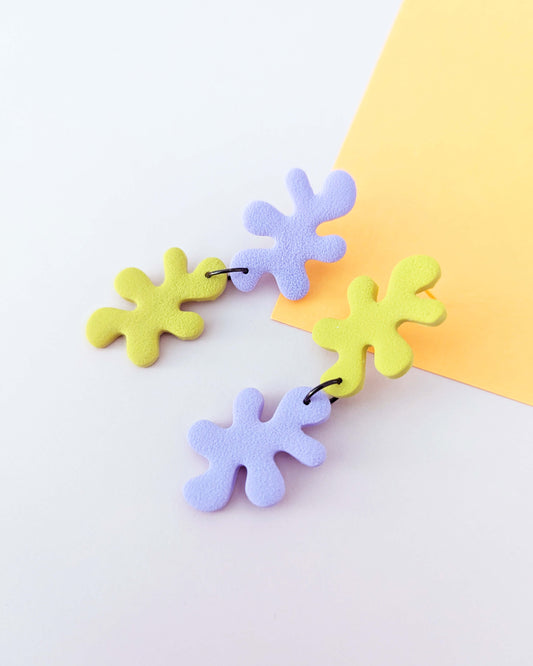 Matisse Duo Dangles - Lilac Lemon