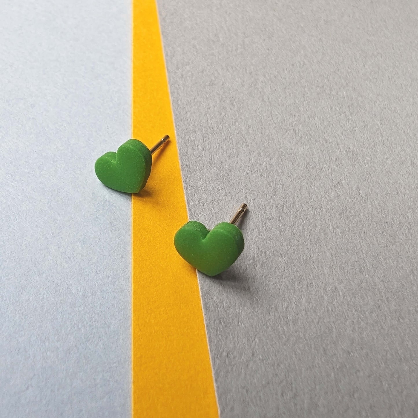 Micro Heart Studs - All Colours