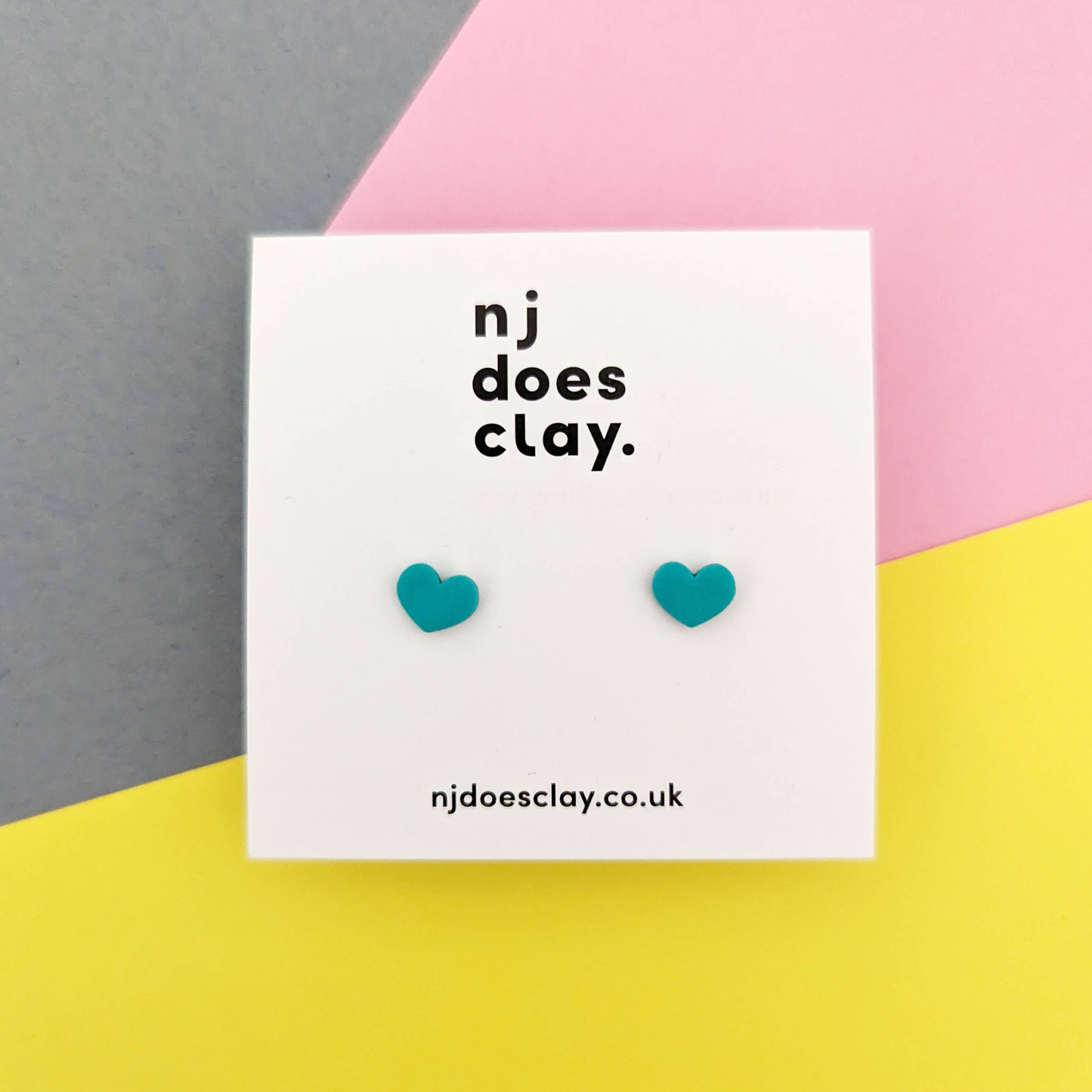 Micro Heart Studs - All Colours