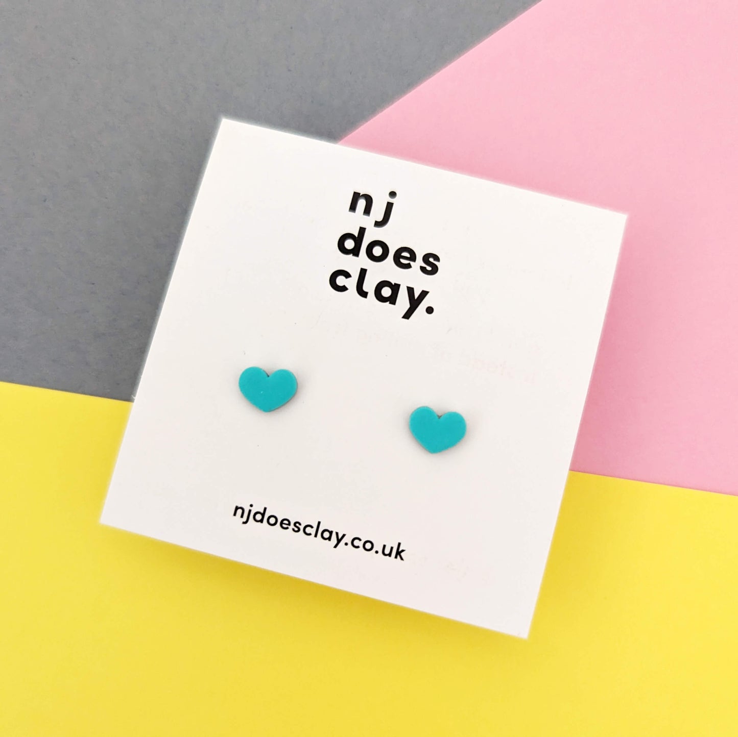 Micro Heart Studs - All Colours