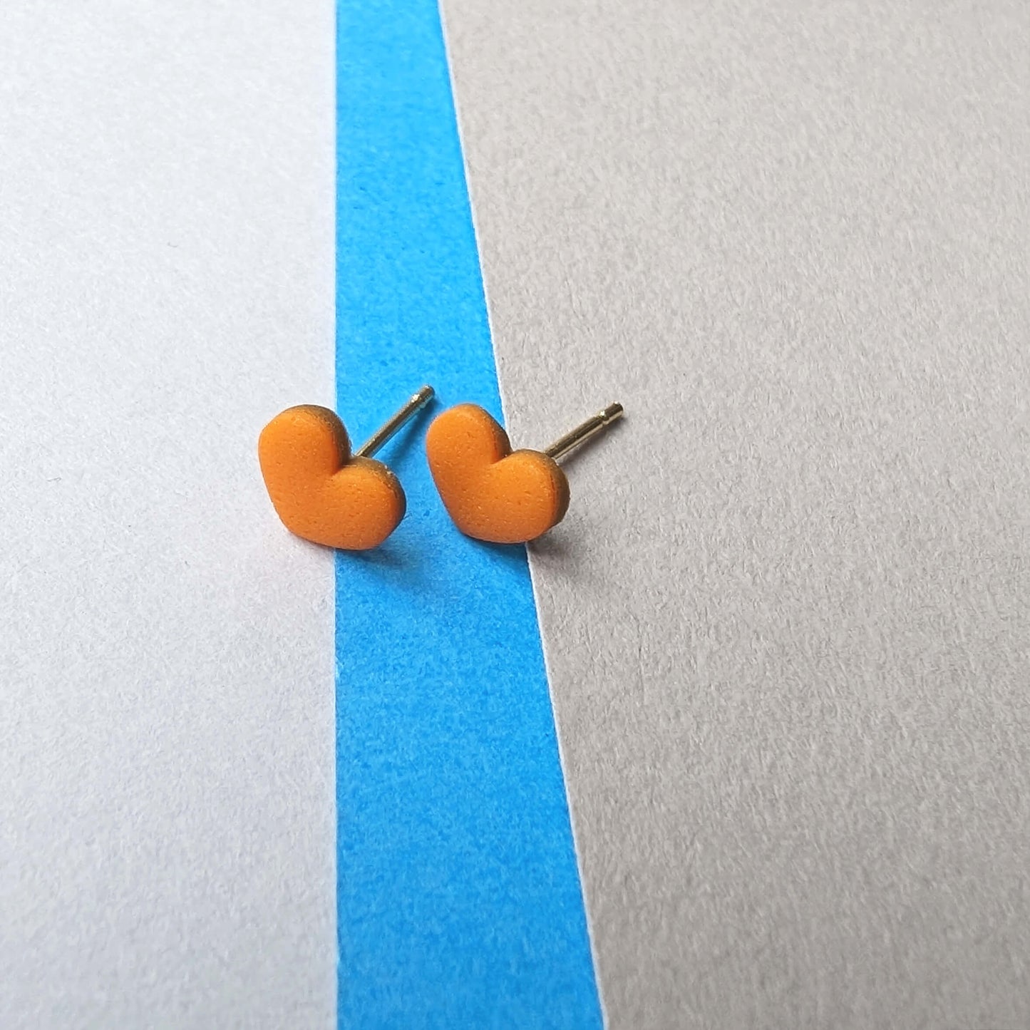 Micro Heart Studs - All Colours