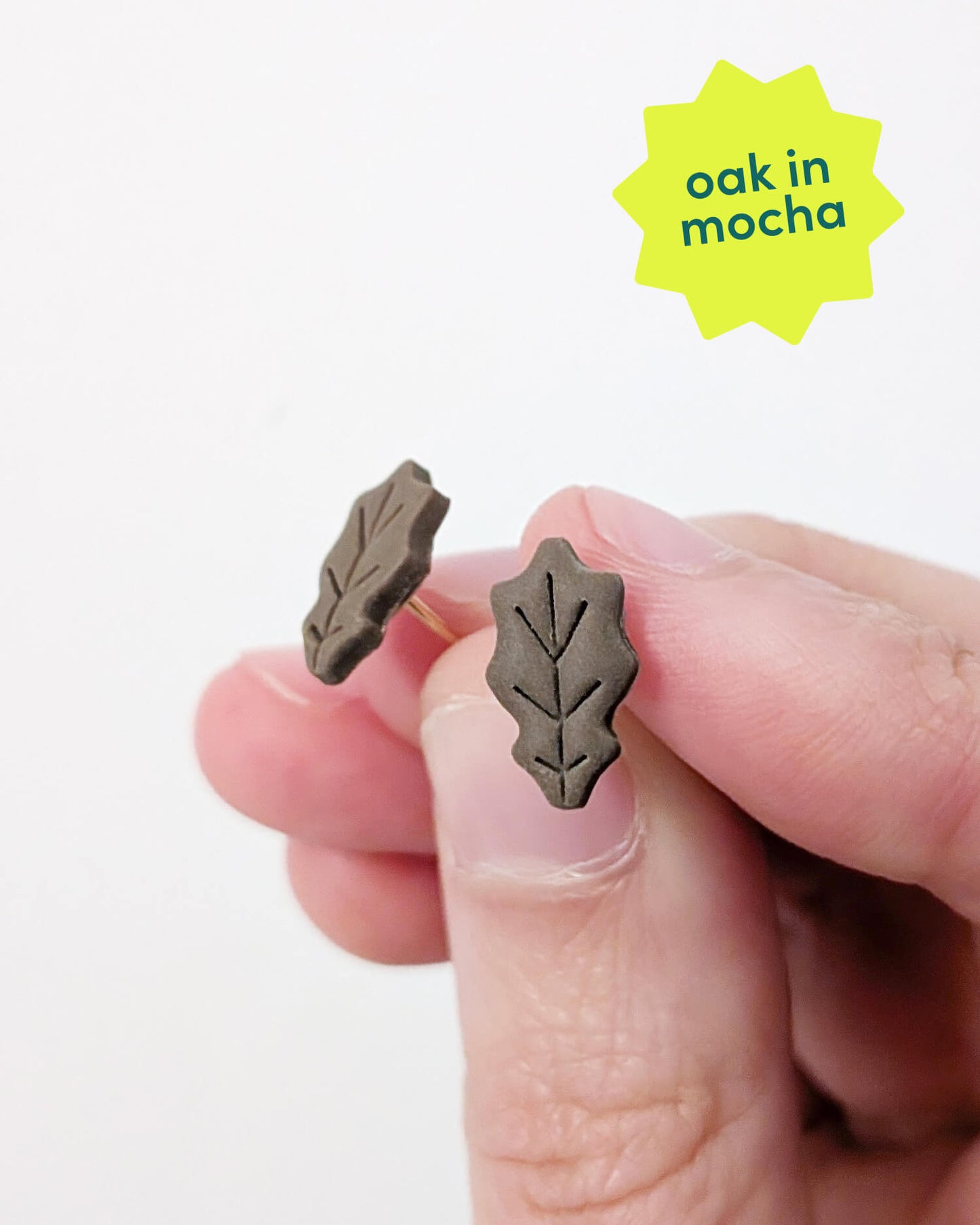 Mini Autumn Leaf Studs