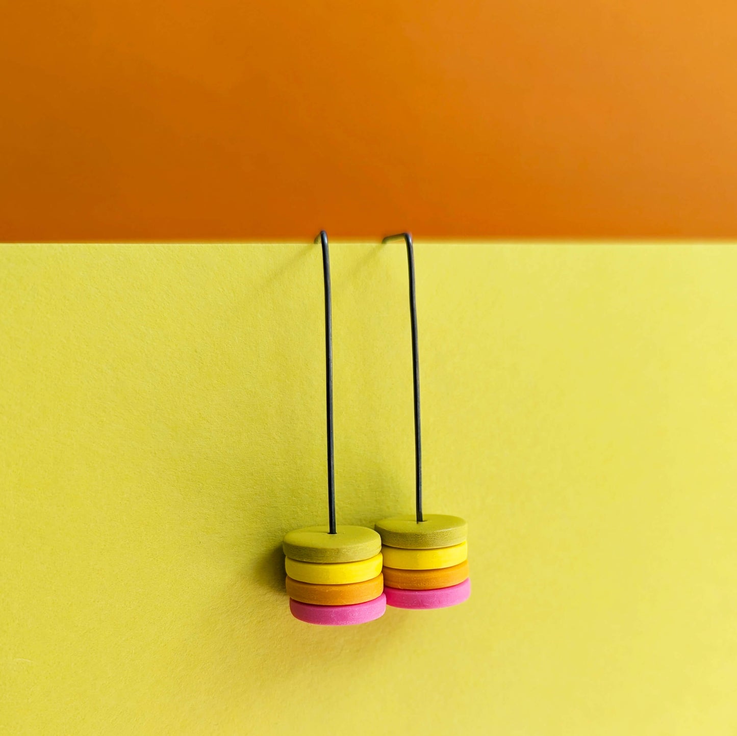 Easy Bead-sy Sterling Silver + Bead Stack Earrings - Unique Pairs