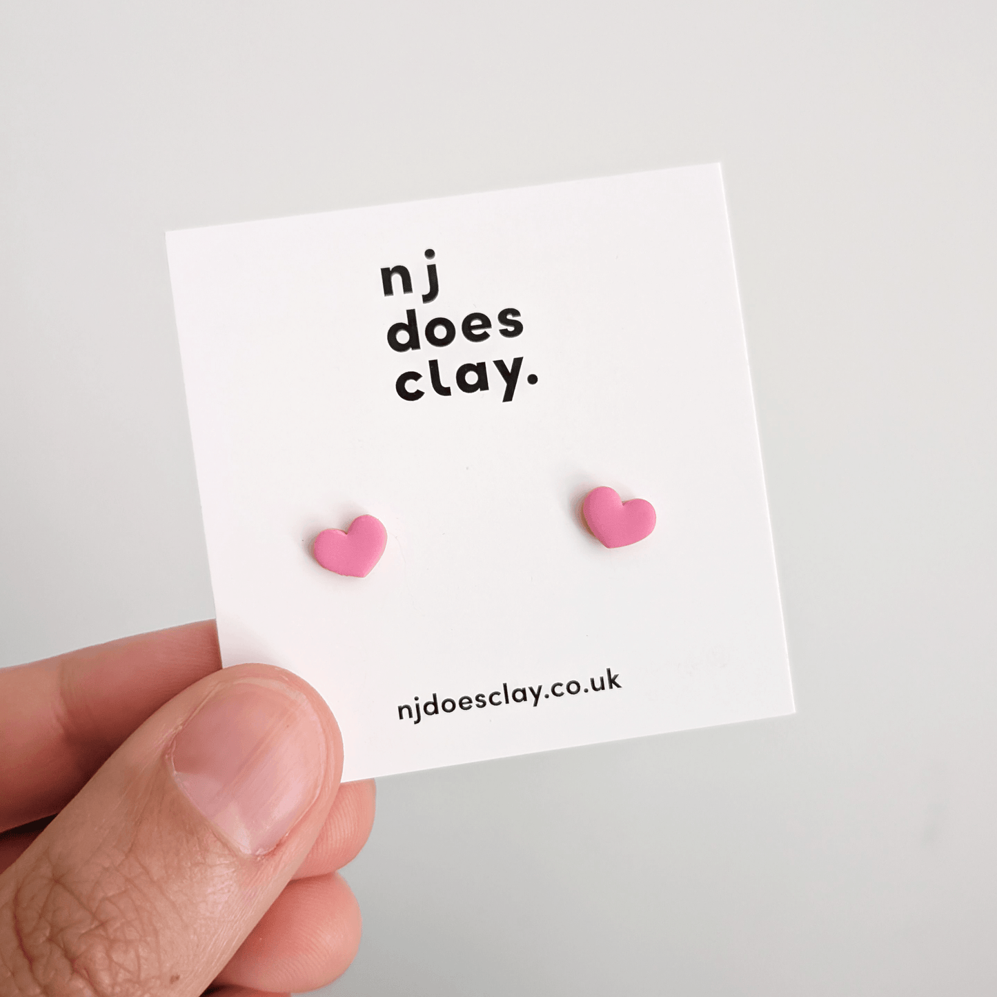 Micro Heart Studs - All Colours