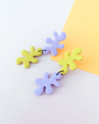 Matisse Duo Dangles - Lilac Lemon