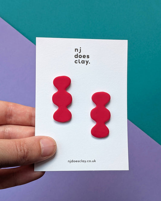 Seconds - Wiggle Studs Red