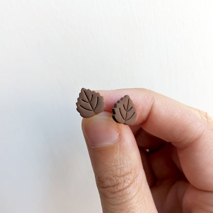 Mini Autumn Leaf Studs