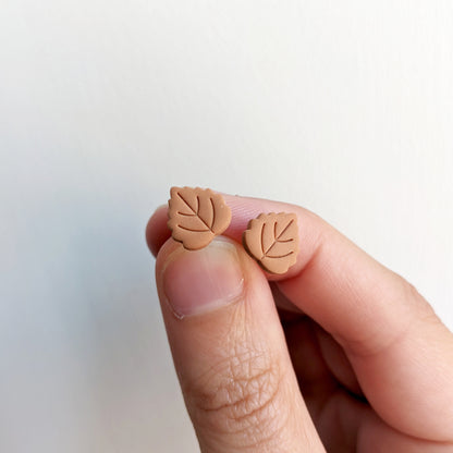 Mini Autumn Leaf Studs